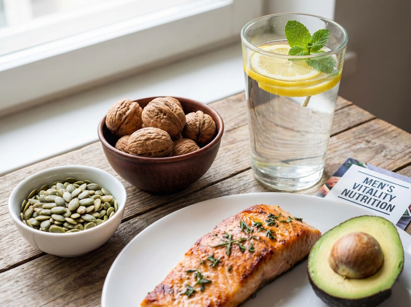 Zdrowe jedzenie: orzechy, ryby